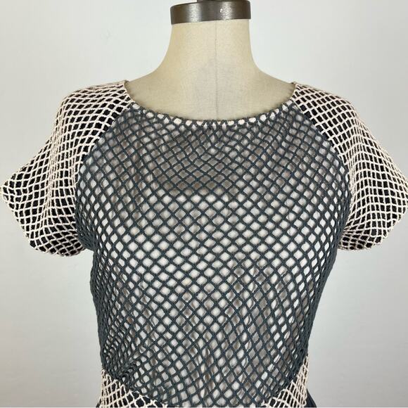 Anthropologie Chloe Oliver Open Back Fishnet Dress - Picture 3 of 7